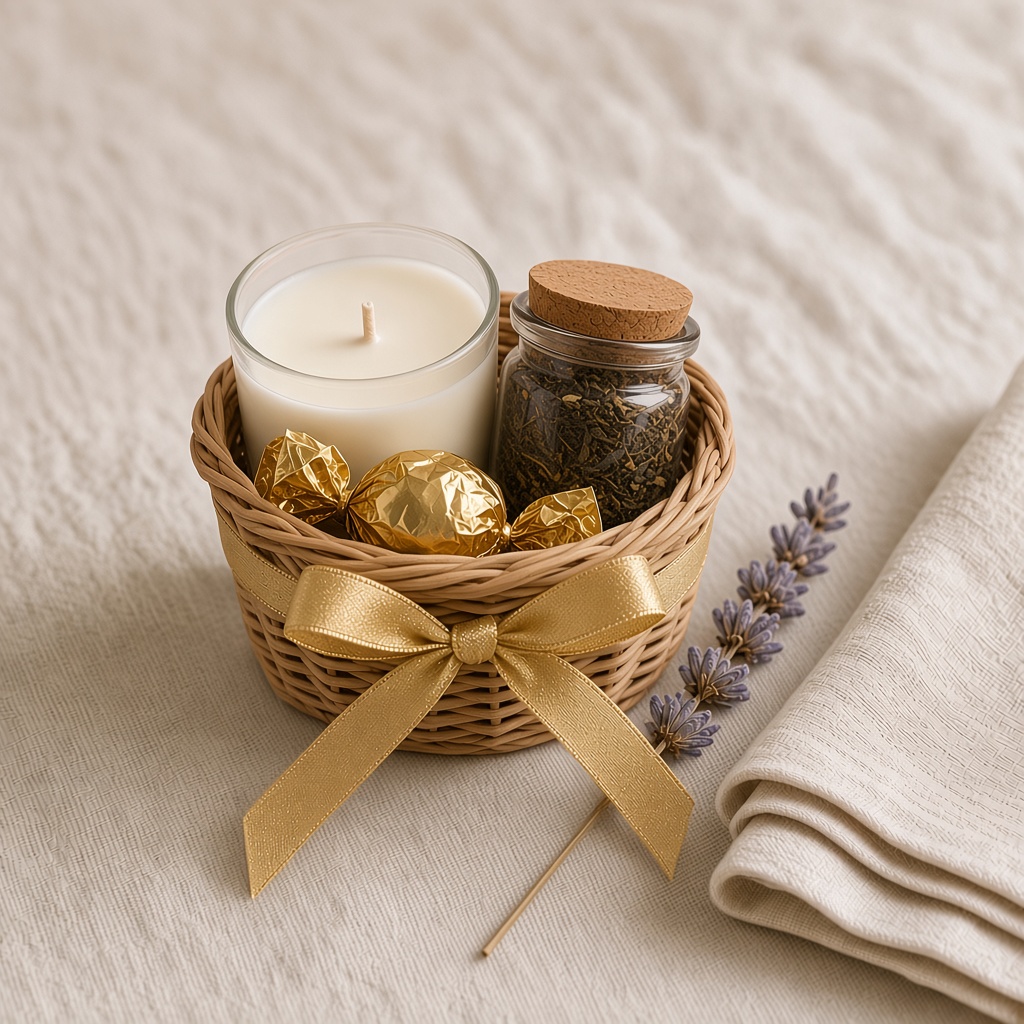 Just Because Ribbon Basket
