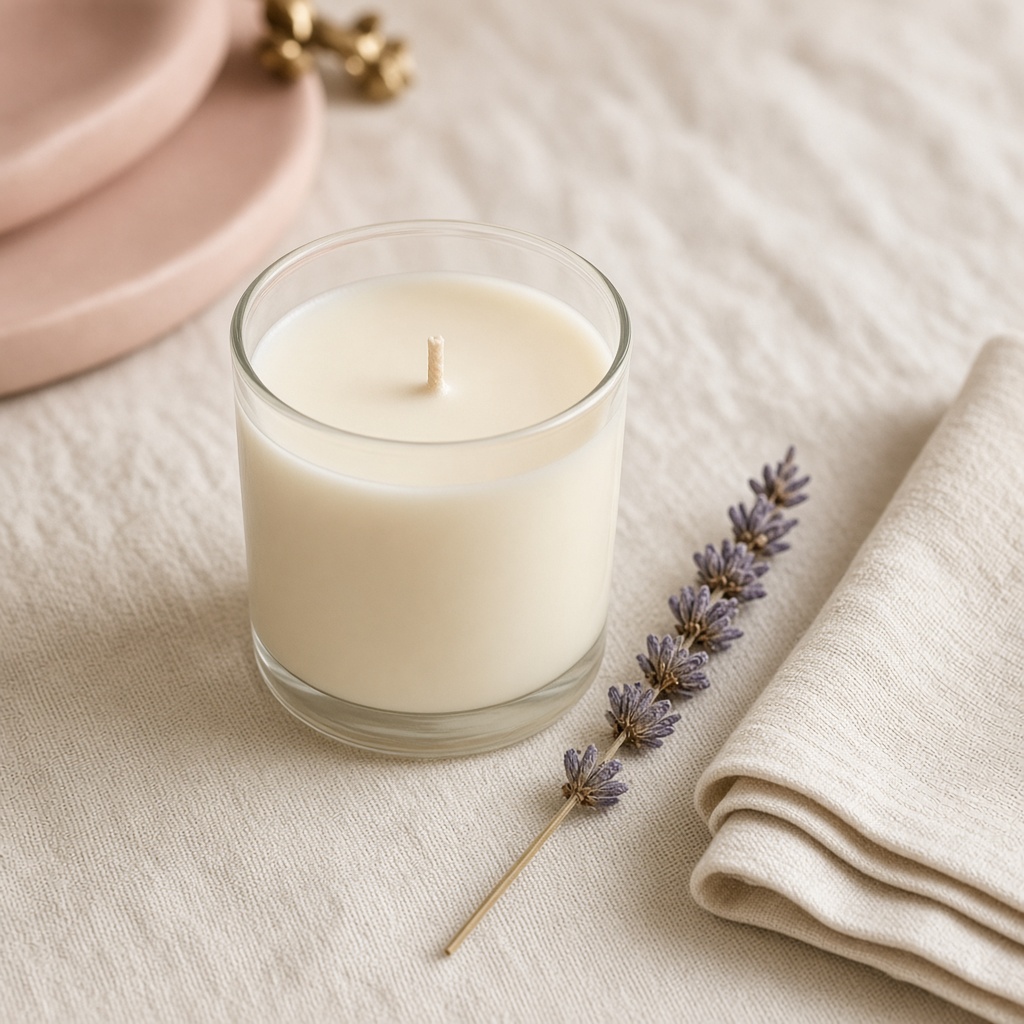 Lavender Linen Candle